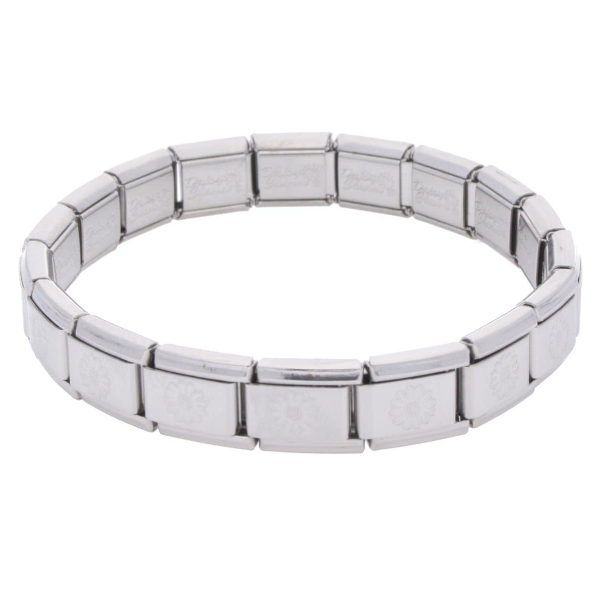 La CIMA Daisy Embossed Base Starter Bracelet Fits all 9mm Italian Style Charm Bracelets