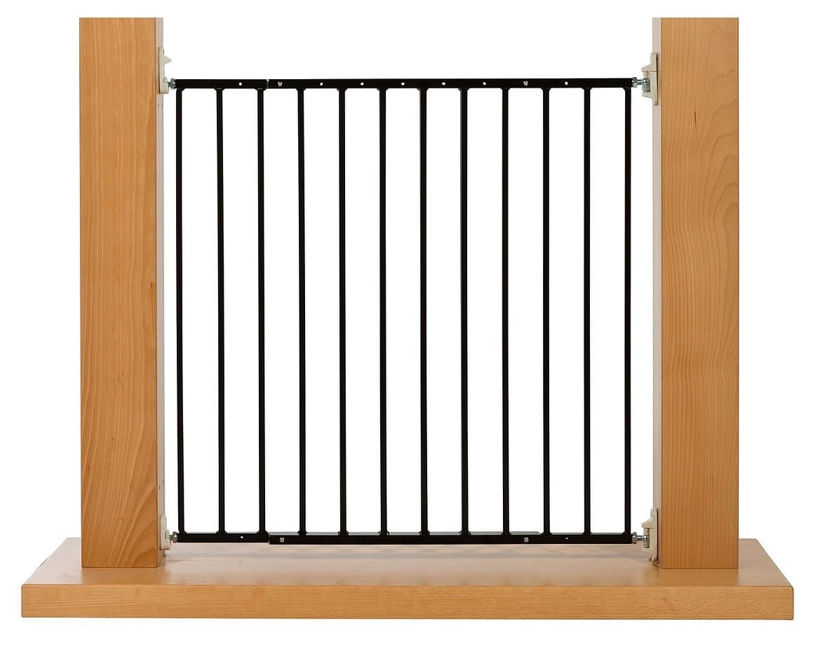 Impag® Safety Gate “Outdoor” | Width from 70 - 140 cm, Height 77 cm | Rotatable Gate Door | Single Handed Operation, Always Opens In Direction of Travel | Suitable For Children, Babies, Cats and Dogs