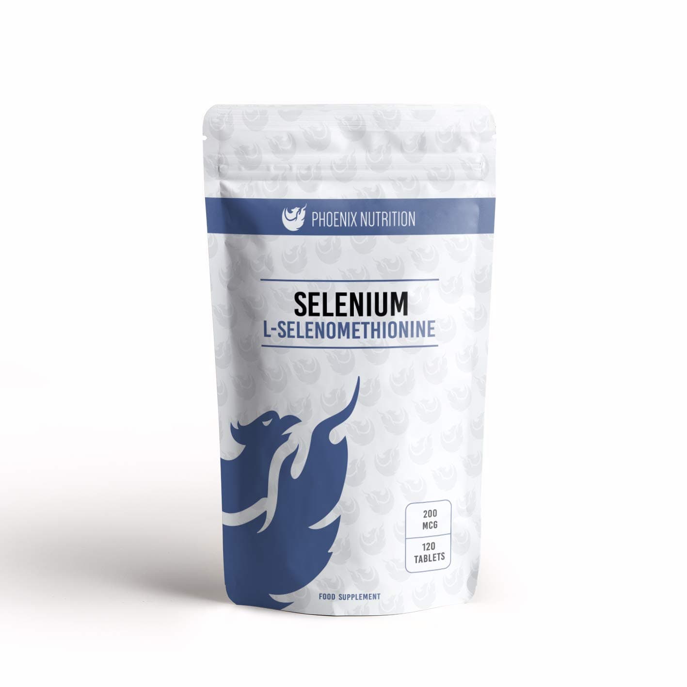 Selenium 200mcg x 120 Tablets - Bioavailable Chelated Selenomethionine - Phoenix Nutrition