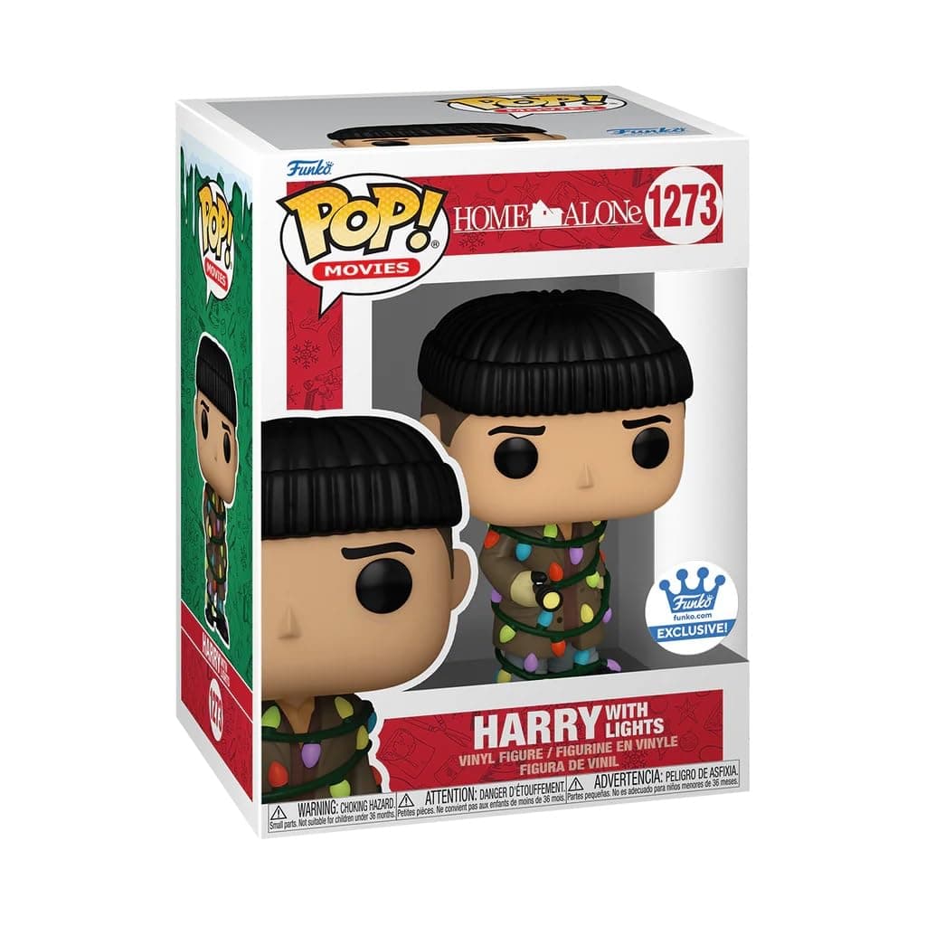 Funko POP! Home Alone - Harry with Lights Vinyl Figure, 3.85 inches