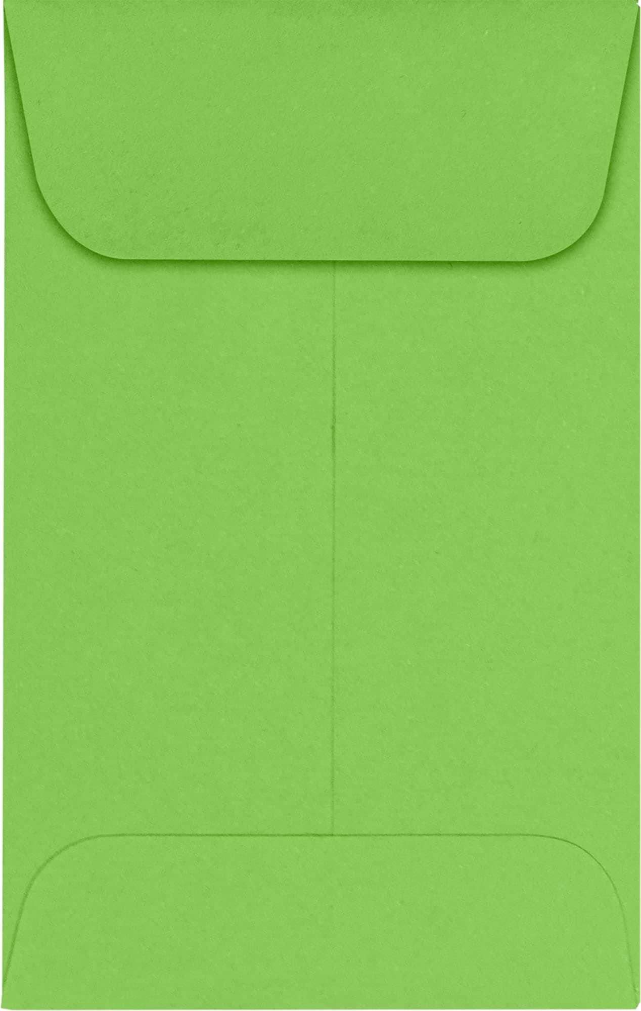LUXPaper #1 Coin Envelopes | 2 1/4" x 3 1/2" | Limelight Green | 80lb. Text | 1,000 Qty