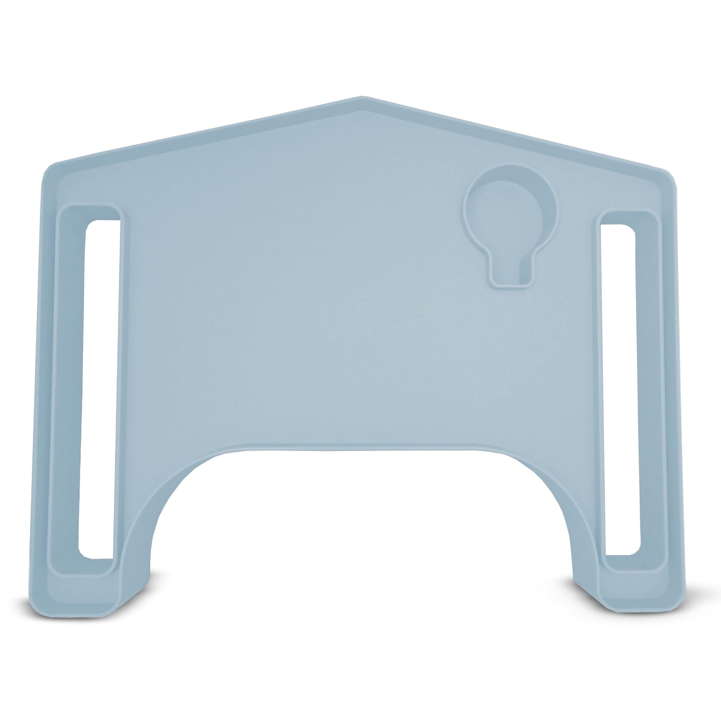 Walker Tray for Seniors w/Cup Holder - Raised Edges Mobility Table Tray W/Ample Leg Space | Folding Walkers & Accessories | Walker Tray w/Leg Space | Fit for Standard-Sized Walkers | Gray