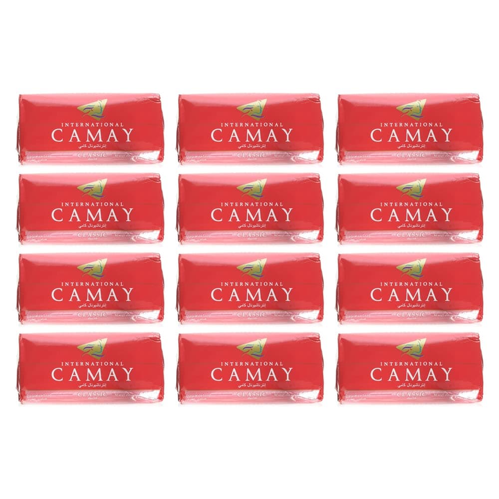 Classic Bar Soap - Moisturizing Camay Classic Soap, Softly Scented Camay Body Wash , 4 Ounce Bath Bars (12 Bars)