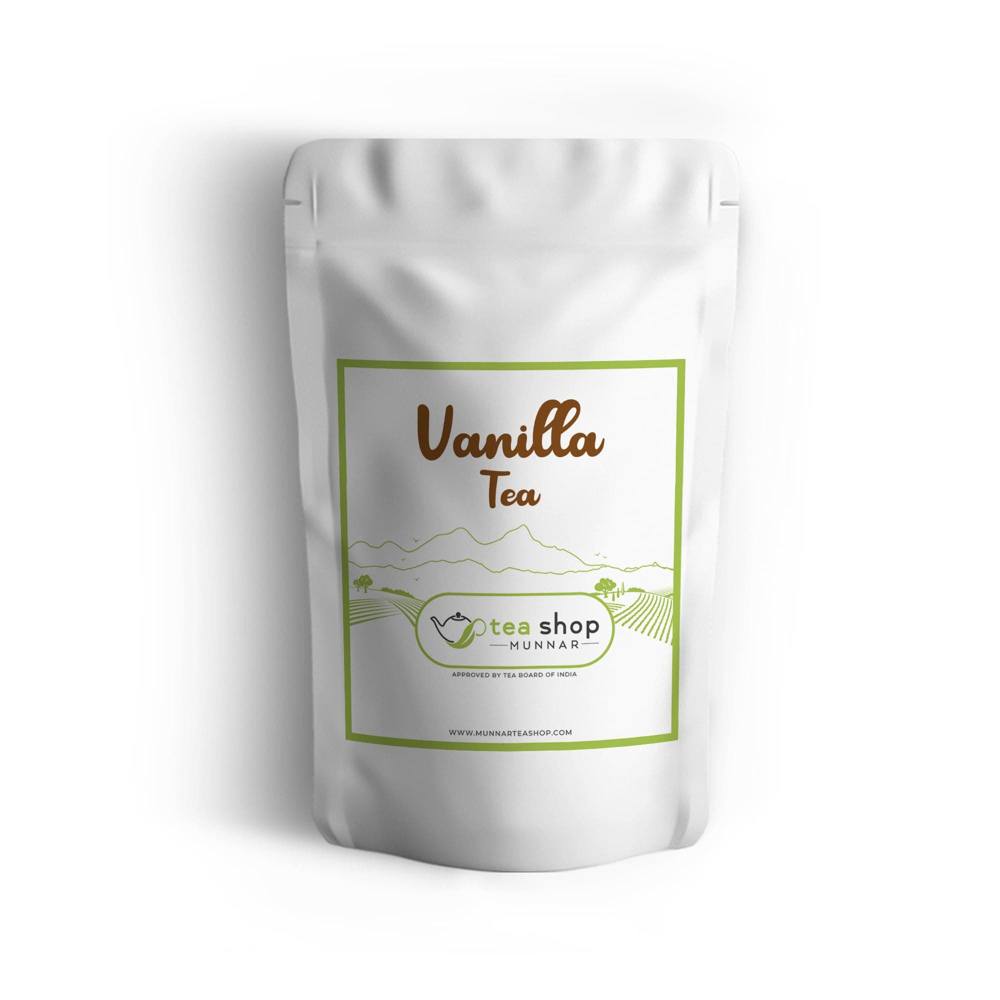 Munnar Vanilla Flavoured Tea | Premium Dessert Chai | Smooth & Aromatic Blend | 125 Grams