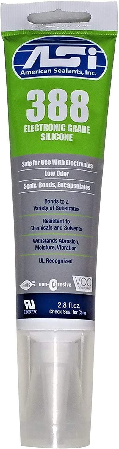 Gordon Glass Co. Clear Electronic Grade Silicone - 2.8 oz Squeeze Tube