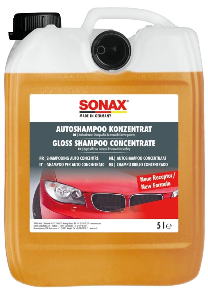 Car Shampoo (5 Litre) works quickly and thoroughly against typical street dirt and provides maximum cleaning | Item-No. 03145000