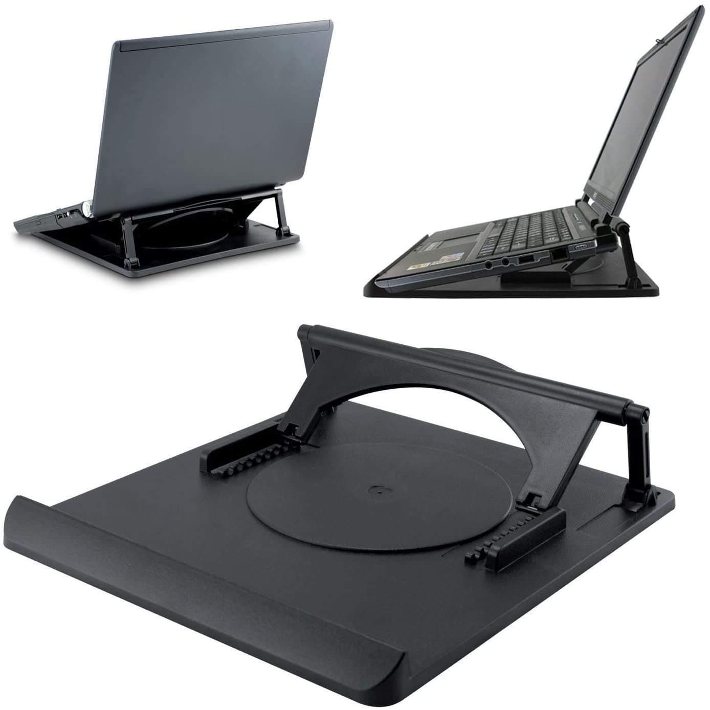 CostMadAdjustable Flexible Rotating Laptop Holder Stand Base
