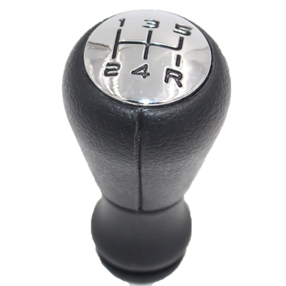 Car Gear Shift Knob Heavy Type 5 Speed with Manual Gear Stick Knob Chrome Cap