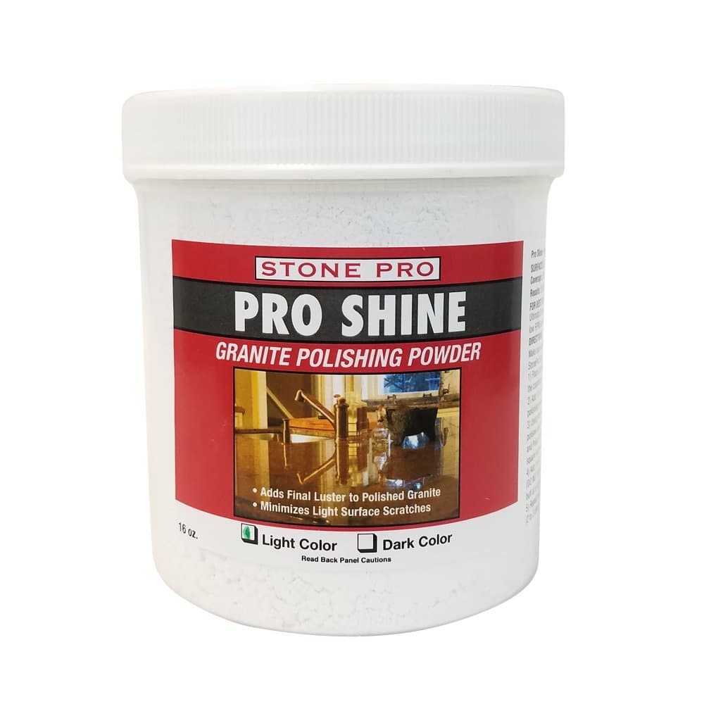 Stone Pro Granite Polishing Powder Pro Shine 1 Pound - Light