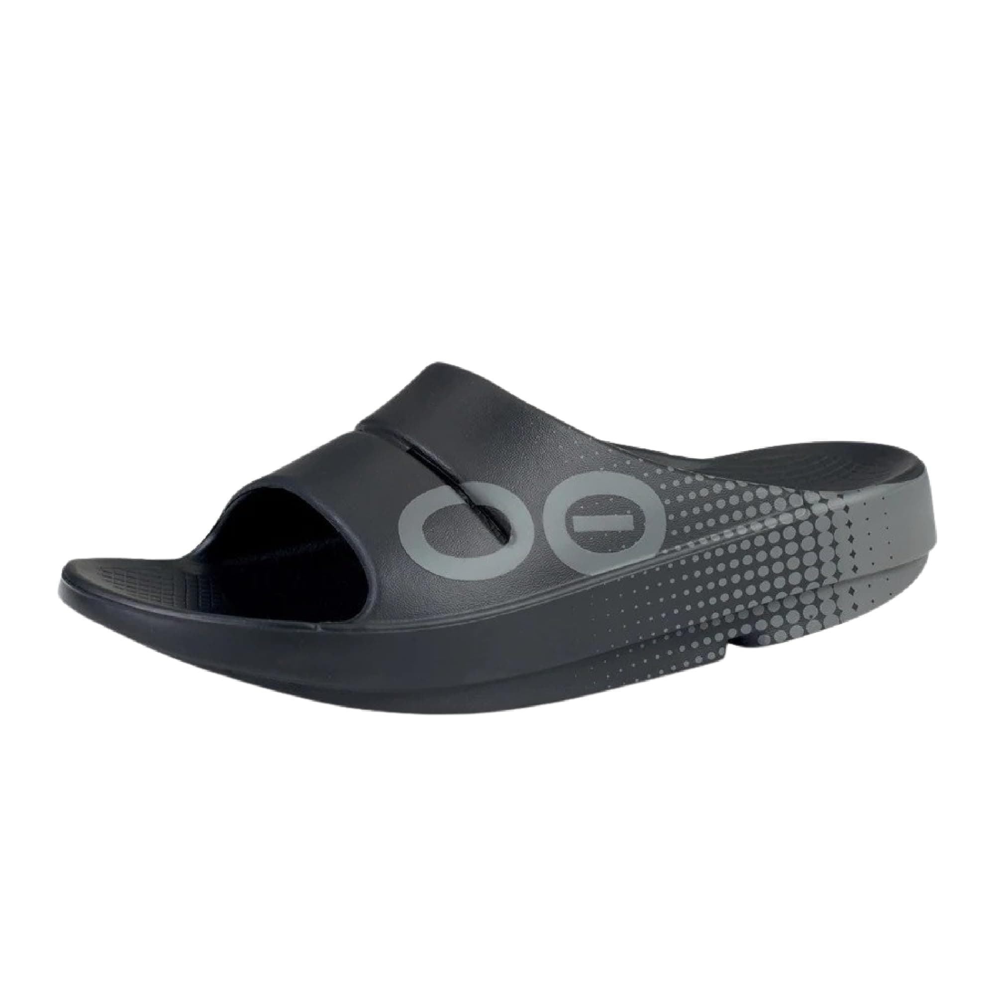 OOFOS Unisex OOahh Sport Slide Matrix Black 10 Medium