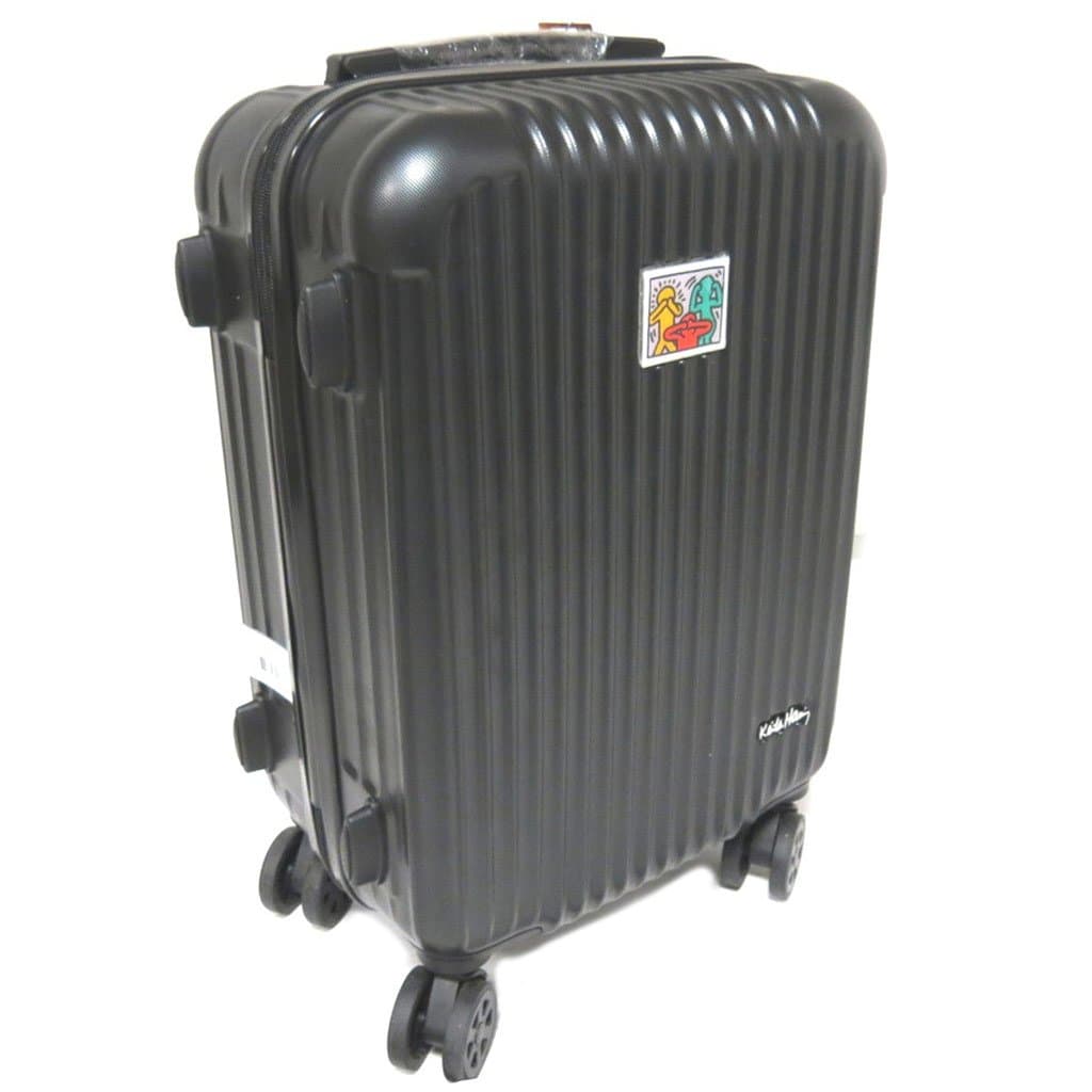 Case trolley cab abs 'Keith Haring'black - 51x38.5x23.5 cm (20.08''x15.16''x9.25'').