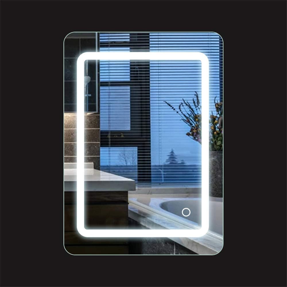 Turefans Bathroom Mirror with LED Lights 500 x 700 mm, 9W