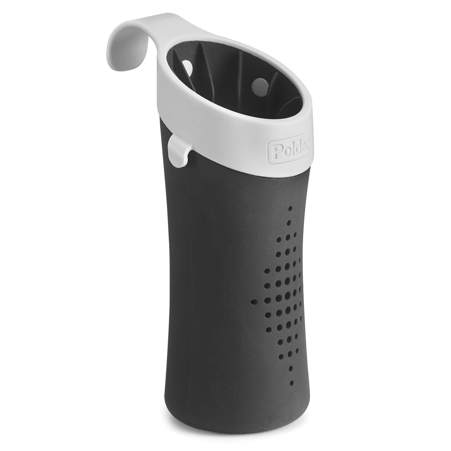 Polder Hot Sleeve Hair Styling Tool Storage Caddy, Black