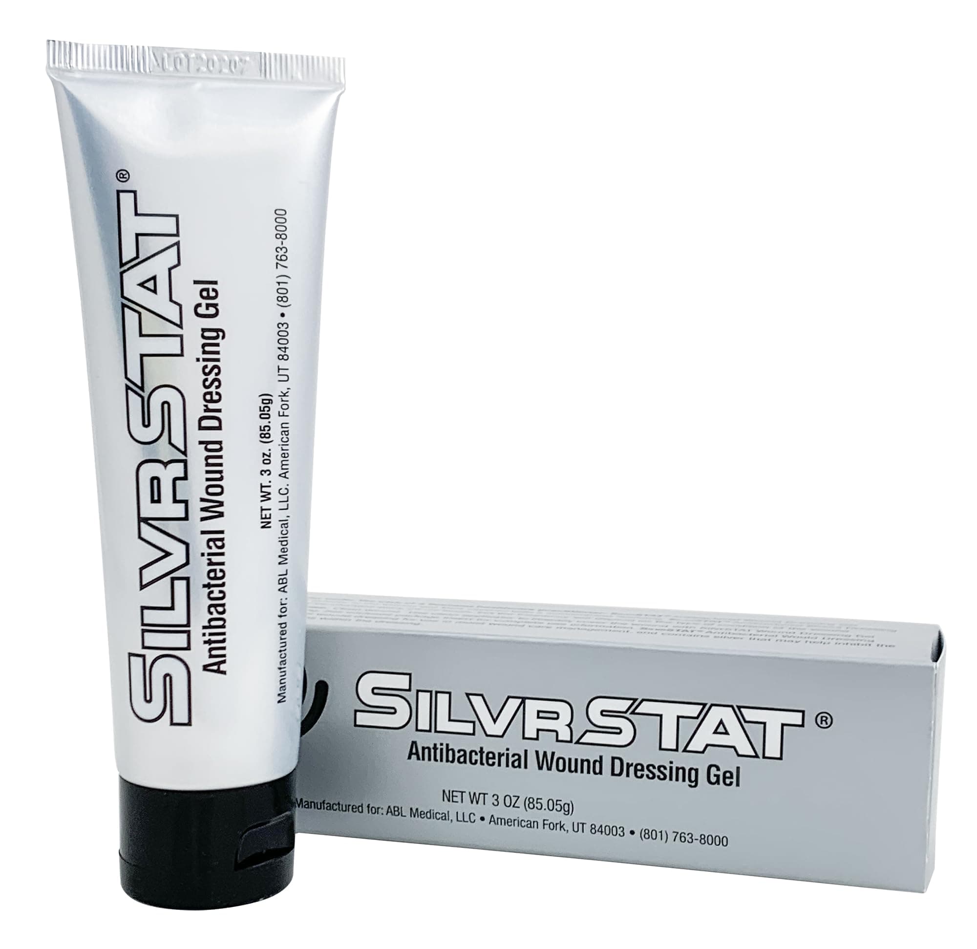First Aid Kit Gel, 32 PPM Silver Healing Wound Dressing Solution, SilverSol Ag₄O₄ Particles, 3 oz
