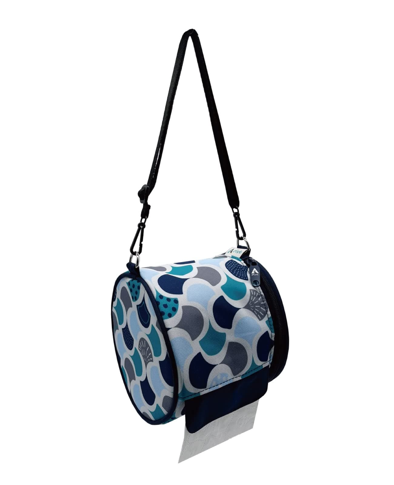 Olve Toilet Paper Holder Roll-Tissue Dispenser Cat Proof Roll Paper Cover Portable and Foldable Storage Bag for Camping Outdoor Tent Home Office (Mint)