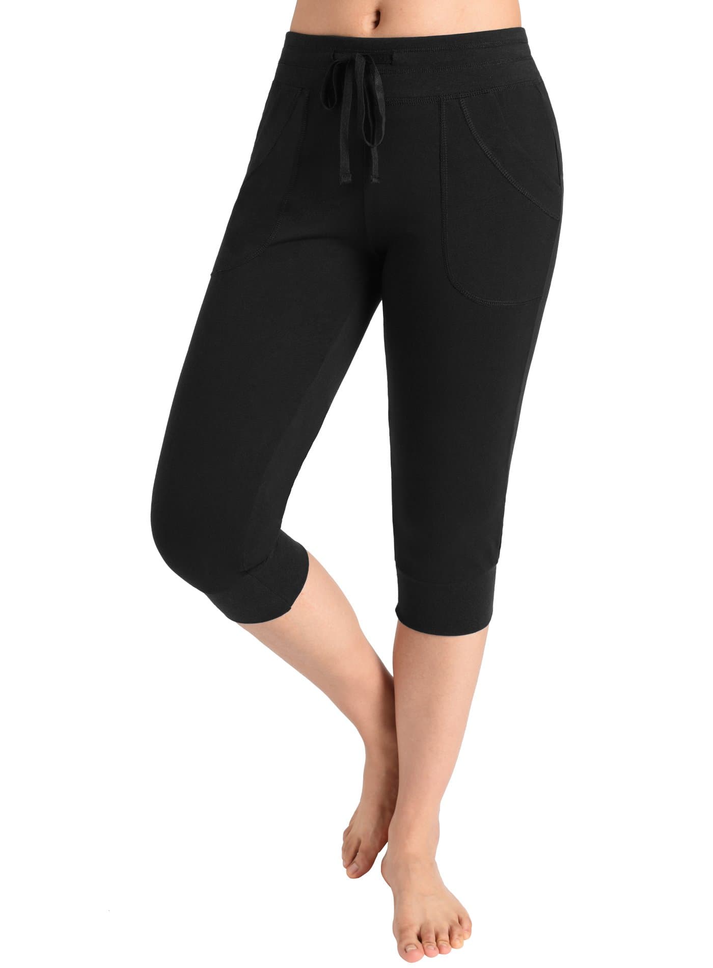 Women's Capri Joggers Jersey Sweatpants