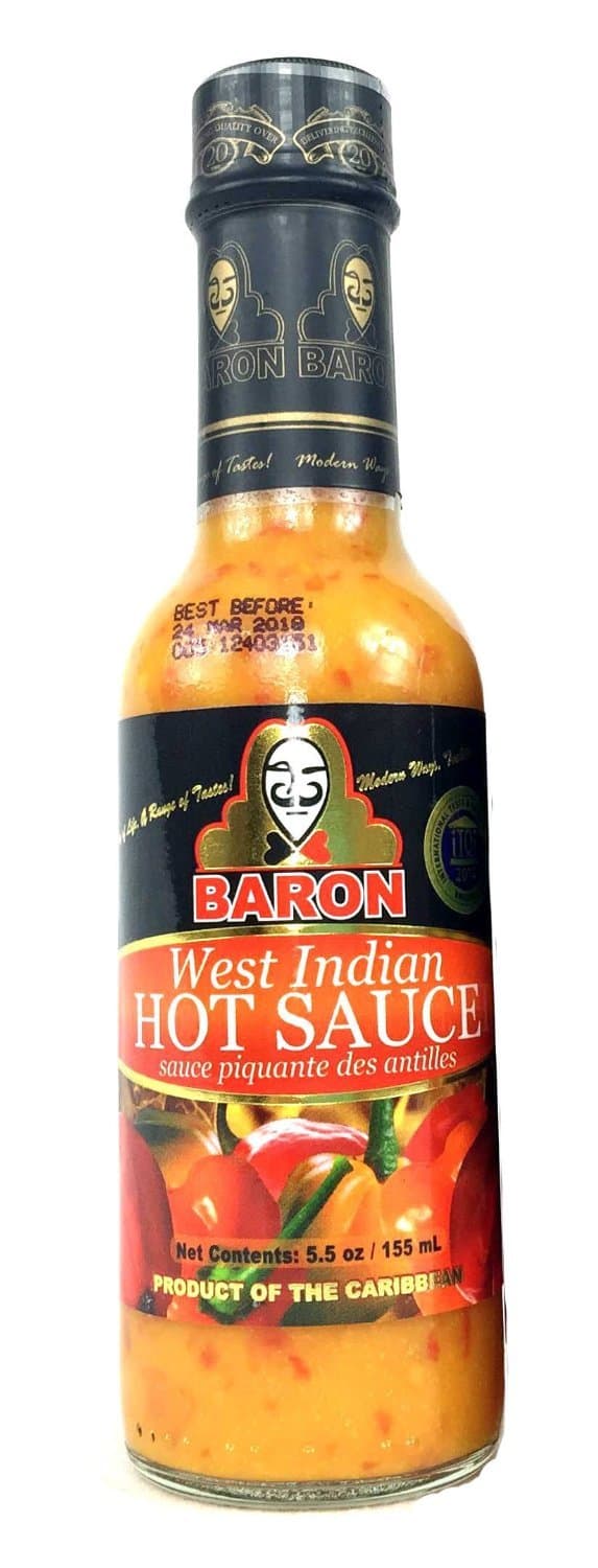 Baron All Natural West Indian Hot Sauce (2 Pack)