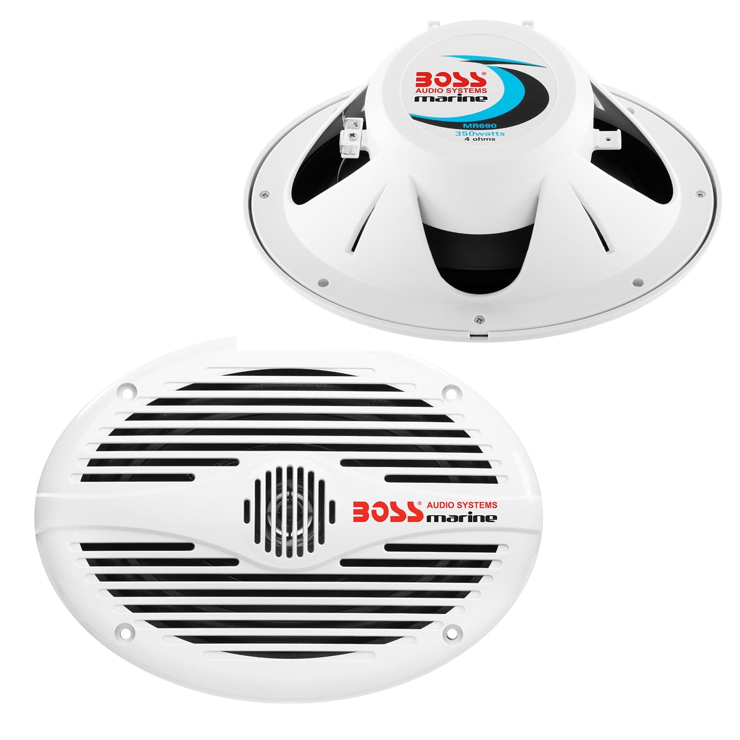 Boss Audio MR690 6"" x 9"" Oval Speakers - (Pair) White