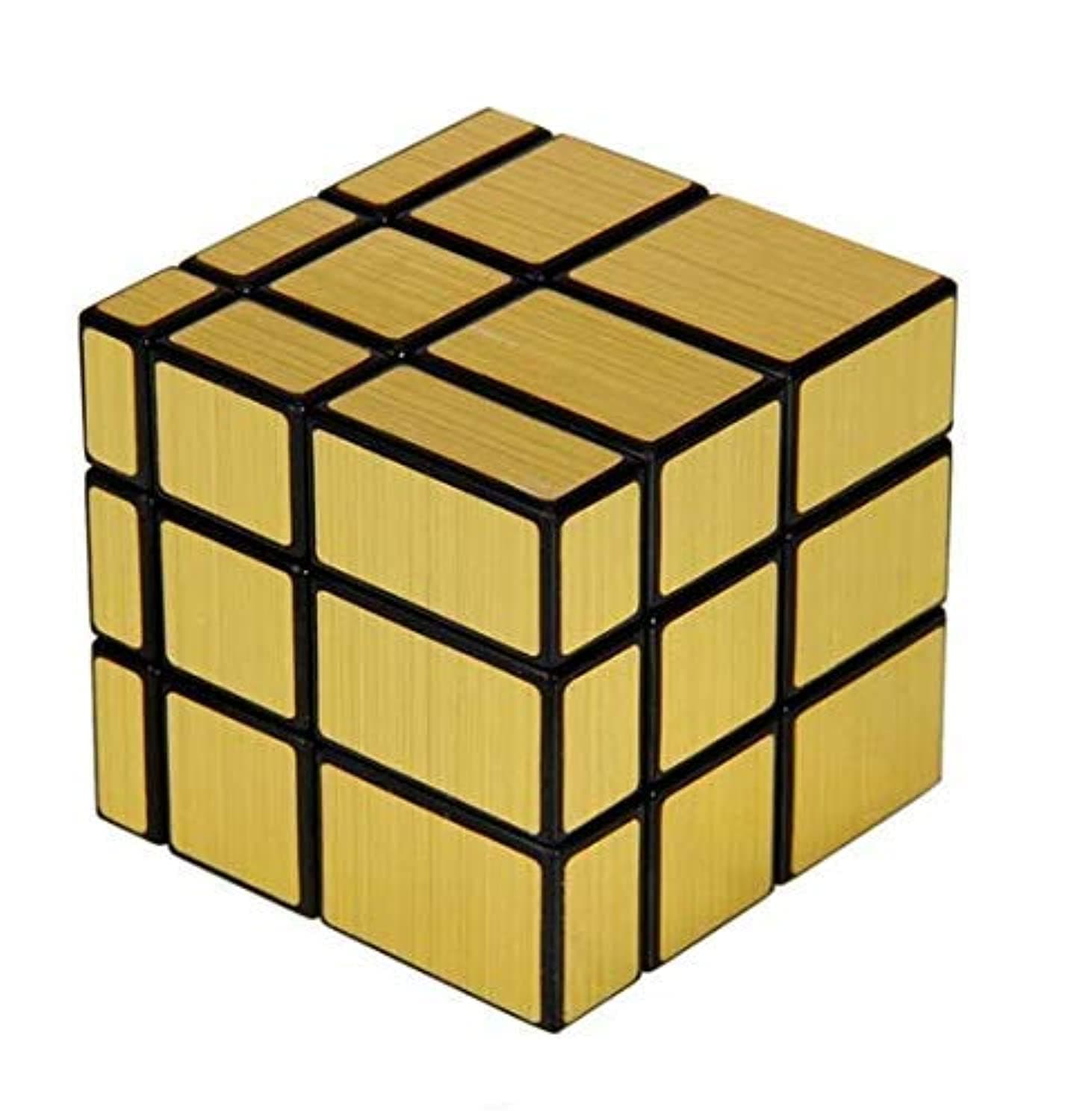 Fiddly's High Stability Stickerless Speed Cube (Golden Mirror)