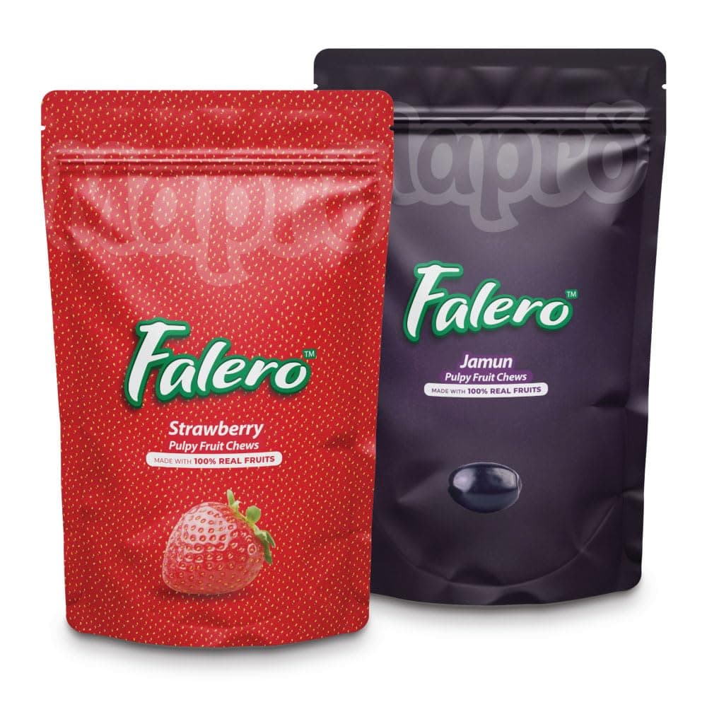 Fruit Chews, 175 gm, 50 Fruit Chews(Pack of 2) (Strawberry & Jamun)