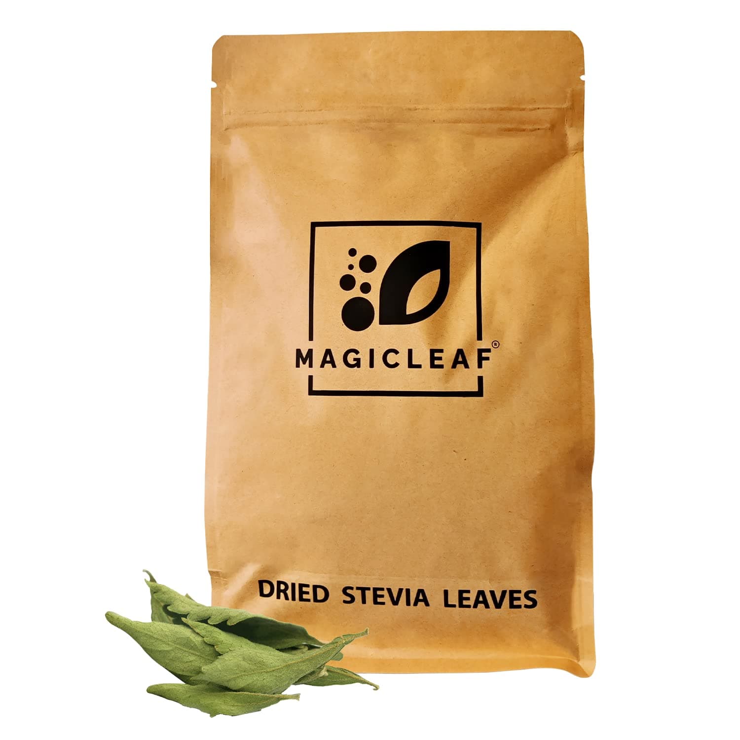 Magic Leaf Stevia Dried Leaves, 100% Natural Sweetener, Zero Calorie - 100 gm (Pack Of 1)