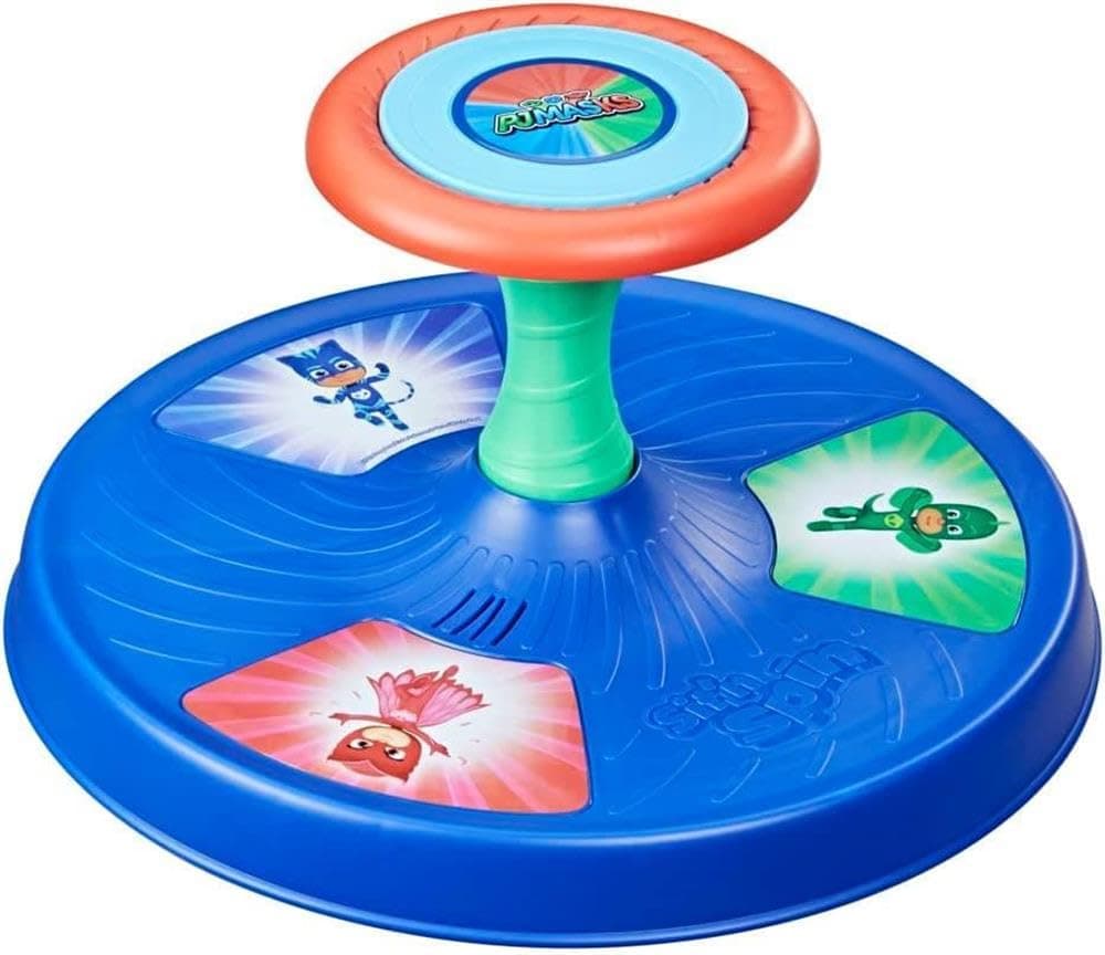 PJ Masks Sit 'n Spin Musical Classic Spinning Activity Toy for Toddlers Ages 18 Months and Up (Amazon Exclusive)