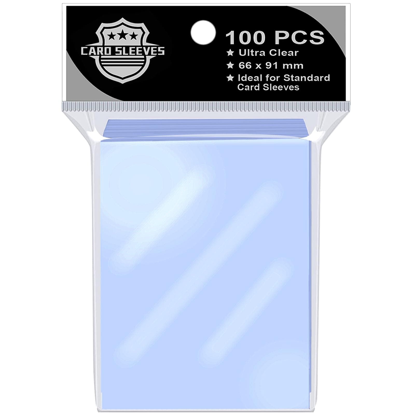 100PS Soft Clear Team Bag Protectors Sleeves for Game, Top Loader Fit for Magic Cards, Premium and MTG, Baseball Sleeves