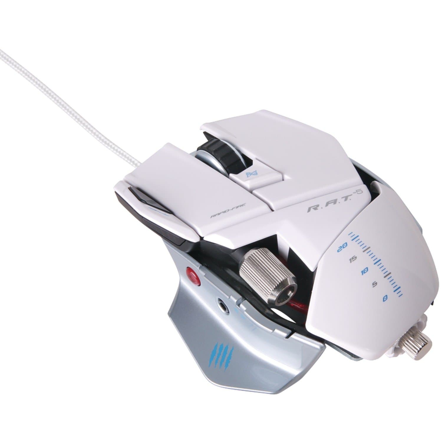 Mad Catz R.A.T.5 Laser Gaming Mouse - White