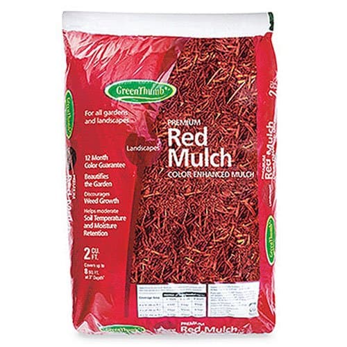 GARICK BG2CFDMRGT Green Thumb Mulch, 2 cu. ft., Red