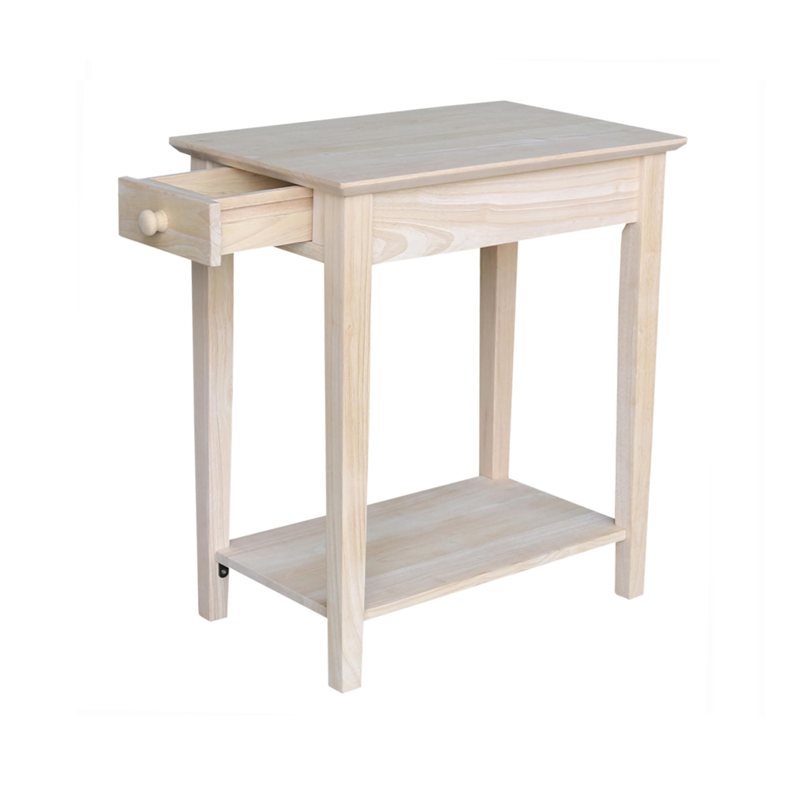 International Concepts OT-2214 Narrow End Table, Unfinished