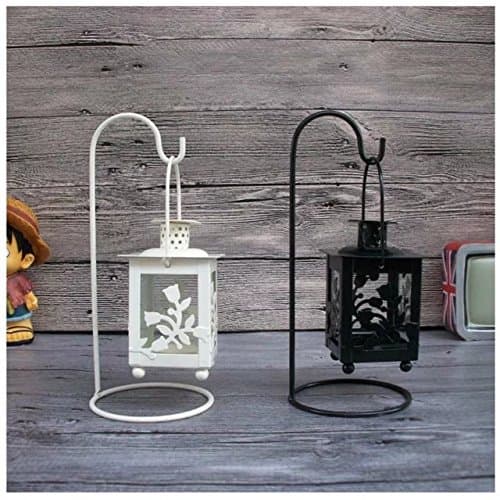 Elegant design retro wedding storm lantern iron candlestick,wedding gift romantic lantern