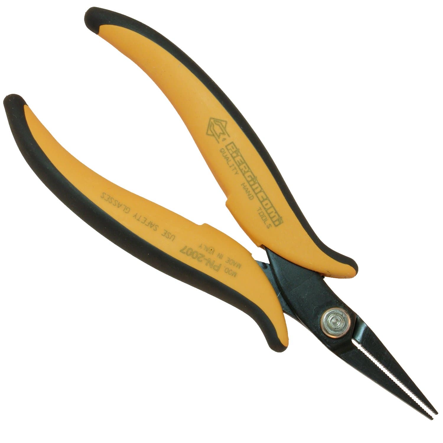 Piergi Acomi Grooved Flat Pliers, Jaw Width 3 mm Length 32 mm. Perfect for Hard to Reach Areas Thickness 3.0 mm, PN2007