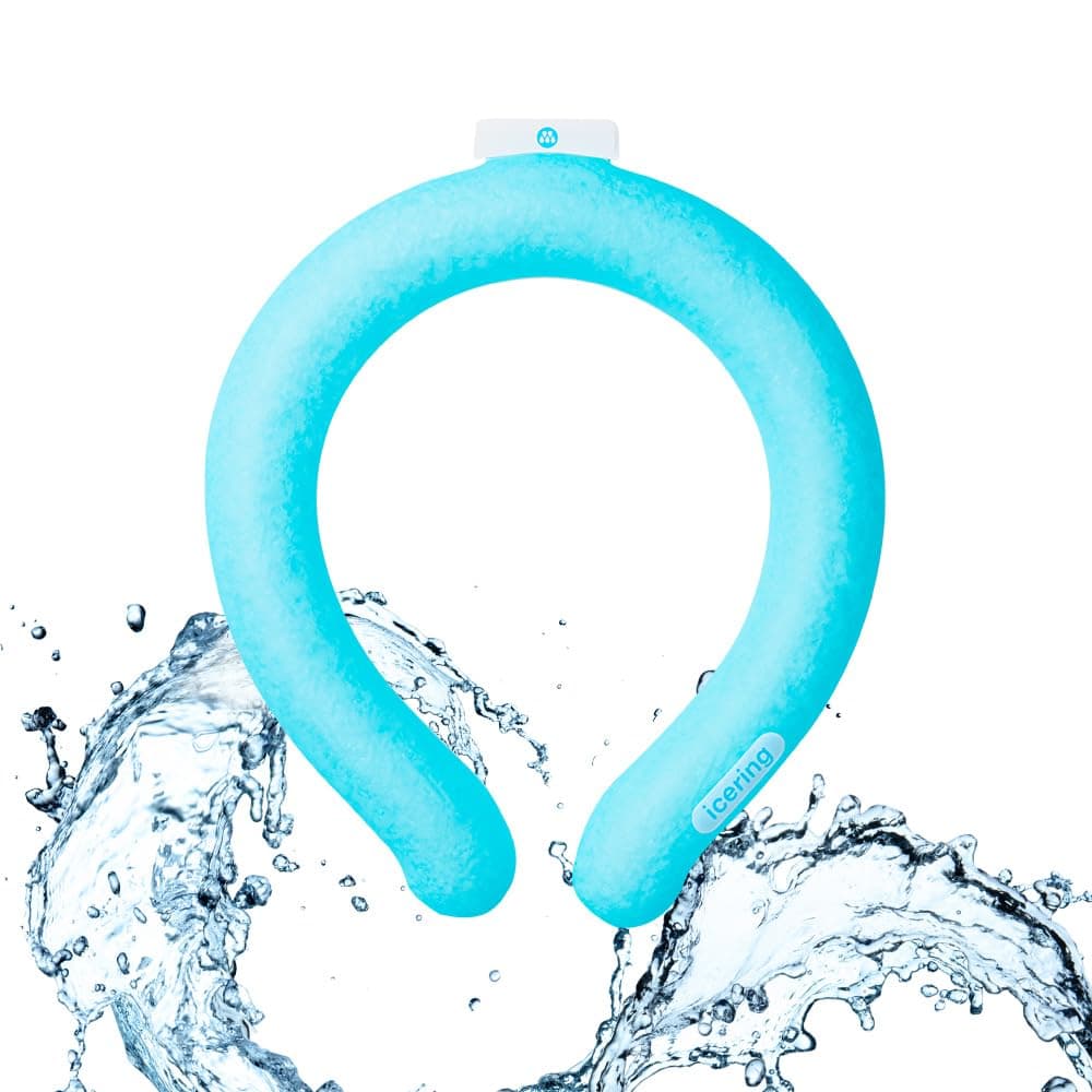 Ice Ring Ice Ring (Latest NASA PCM) ICE Neck Cooler, Ice Neck Ring, 92°F (28°C), Naturally Freezing, No Condensation, Heatstroke Prevention, Neck Cooling, Long Lasting, Neck Cooler, Heat Prevention