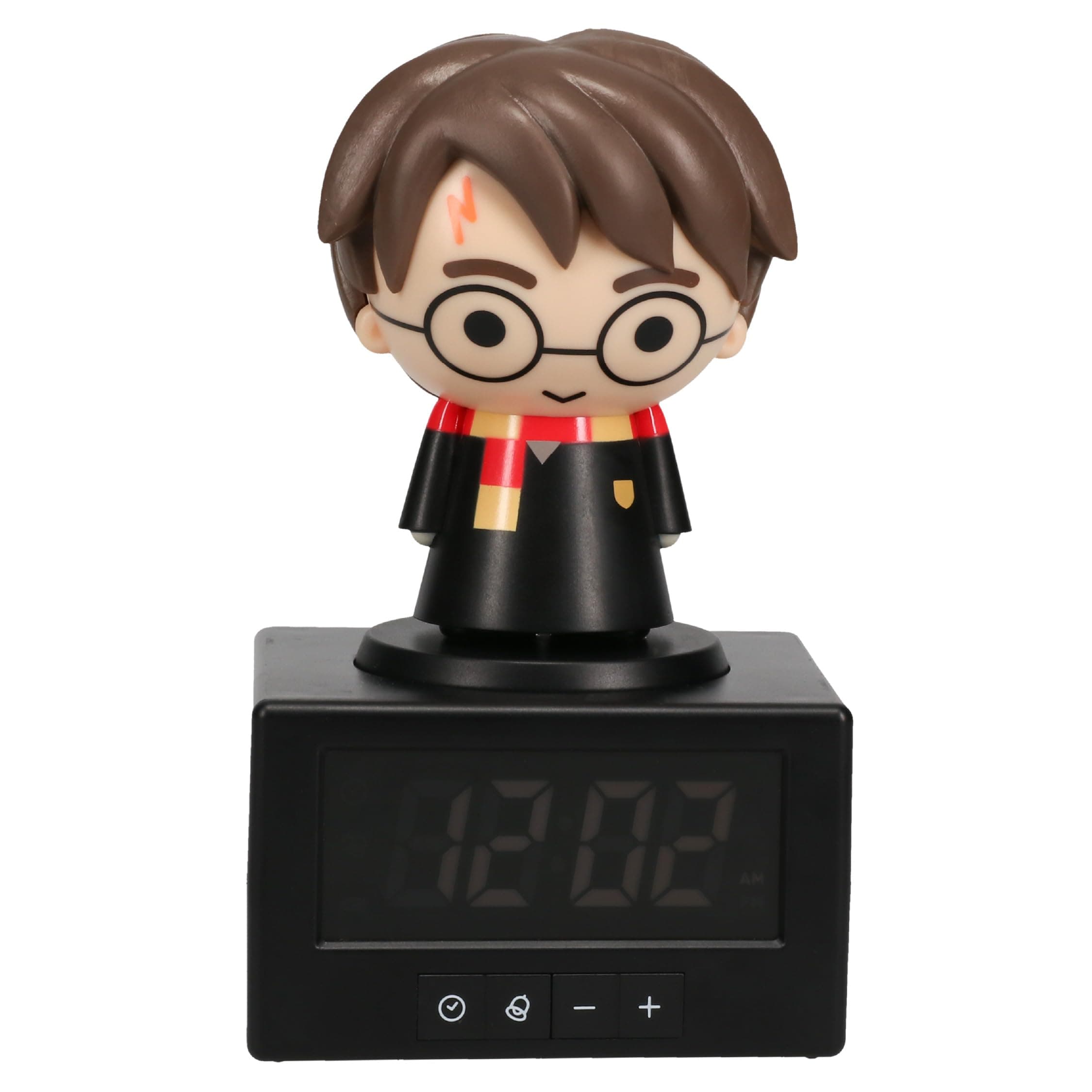 Paladone Harry Potter Digital Alarm Clock - Officially Licensed, Mood Lamp Featuring Harry, Night Light with Wake Up Timer, Room Decor for Potter Heads