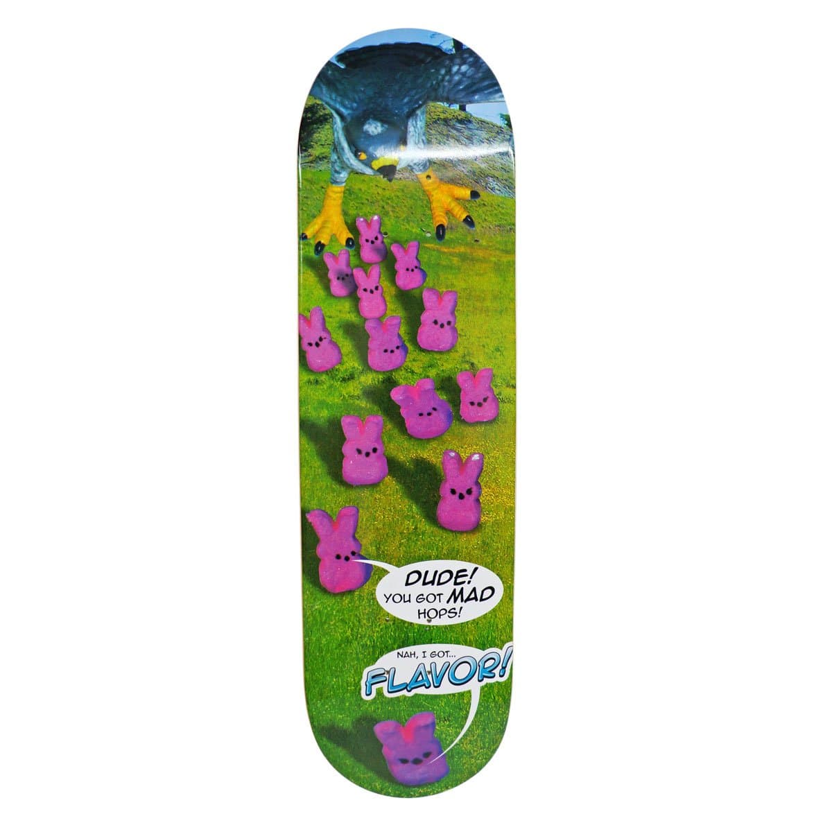 Hawk Animal Attack Series Skateboard Deck, 8.25 x 32.125-Inch