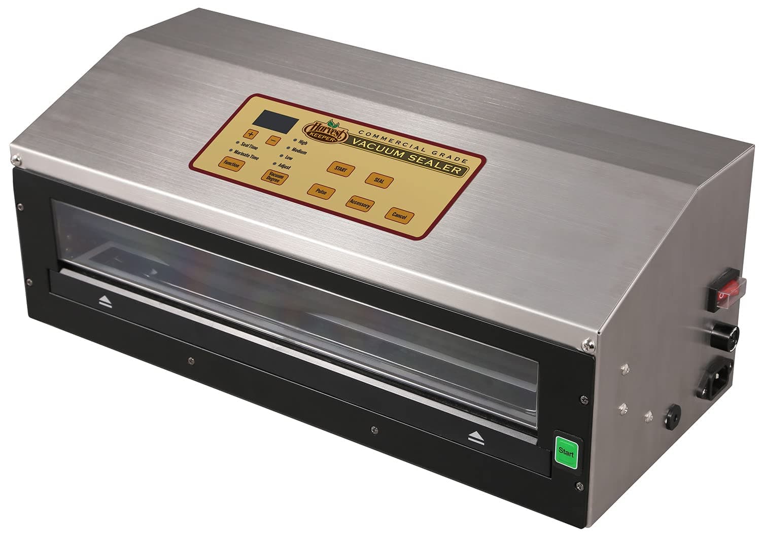 744370 Vacuum Sealer Commercial Grade (2/Cs), Silver