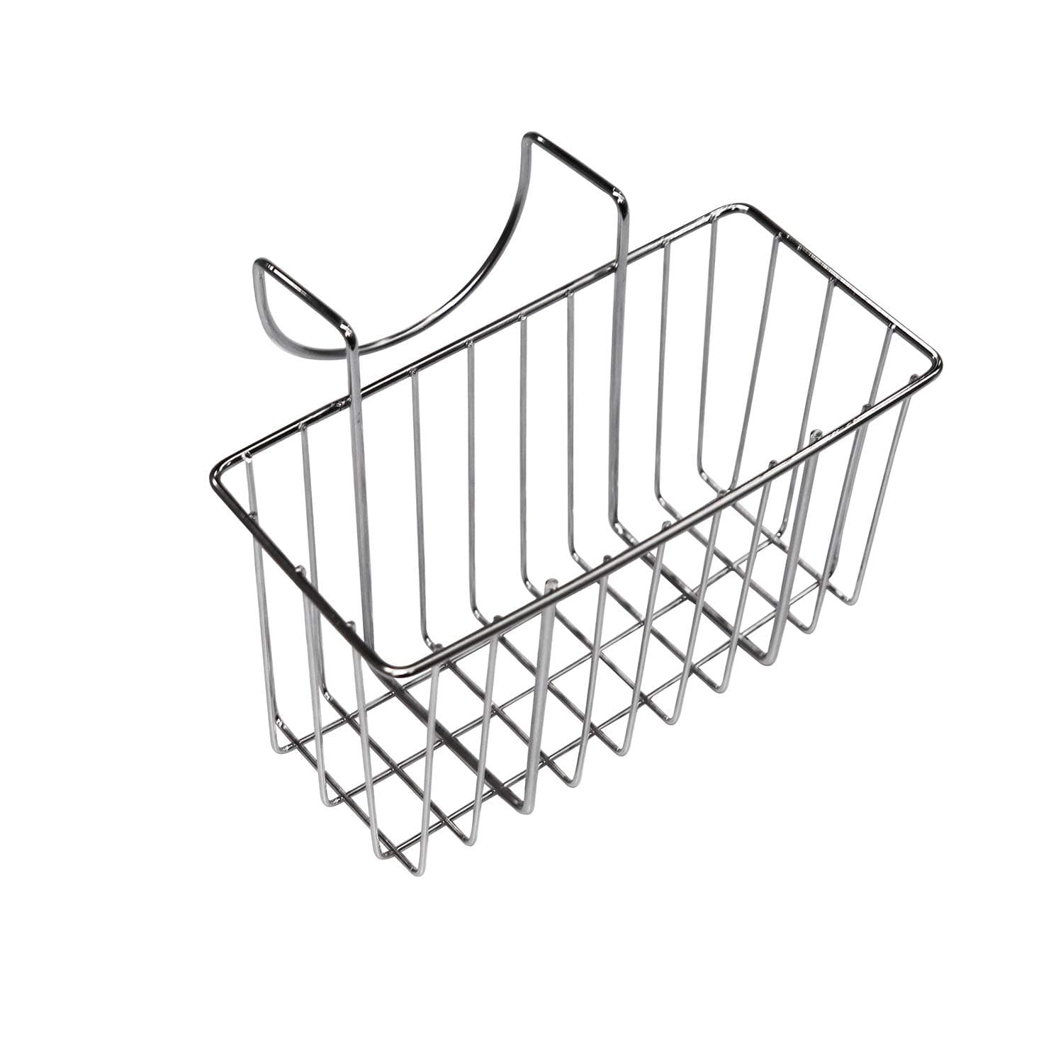 PlumBossSponge Holder for Kitchen, Stainless Steel Rust Proof Caddy Dish Draining Sink Basket, LARGE
