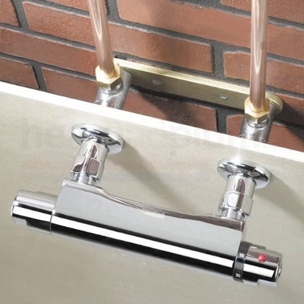 BristanWMNT5 C Recessed Wall Mount Fixing - Chrome Plated