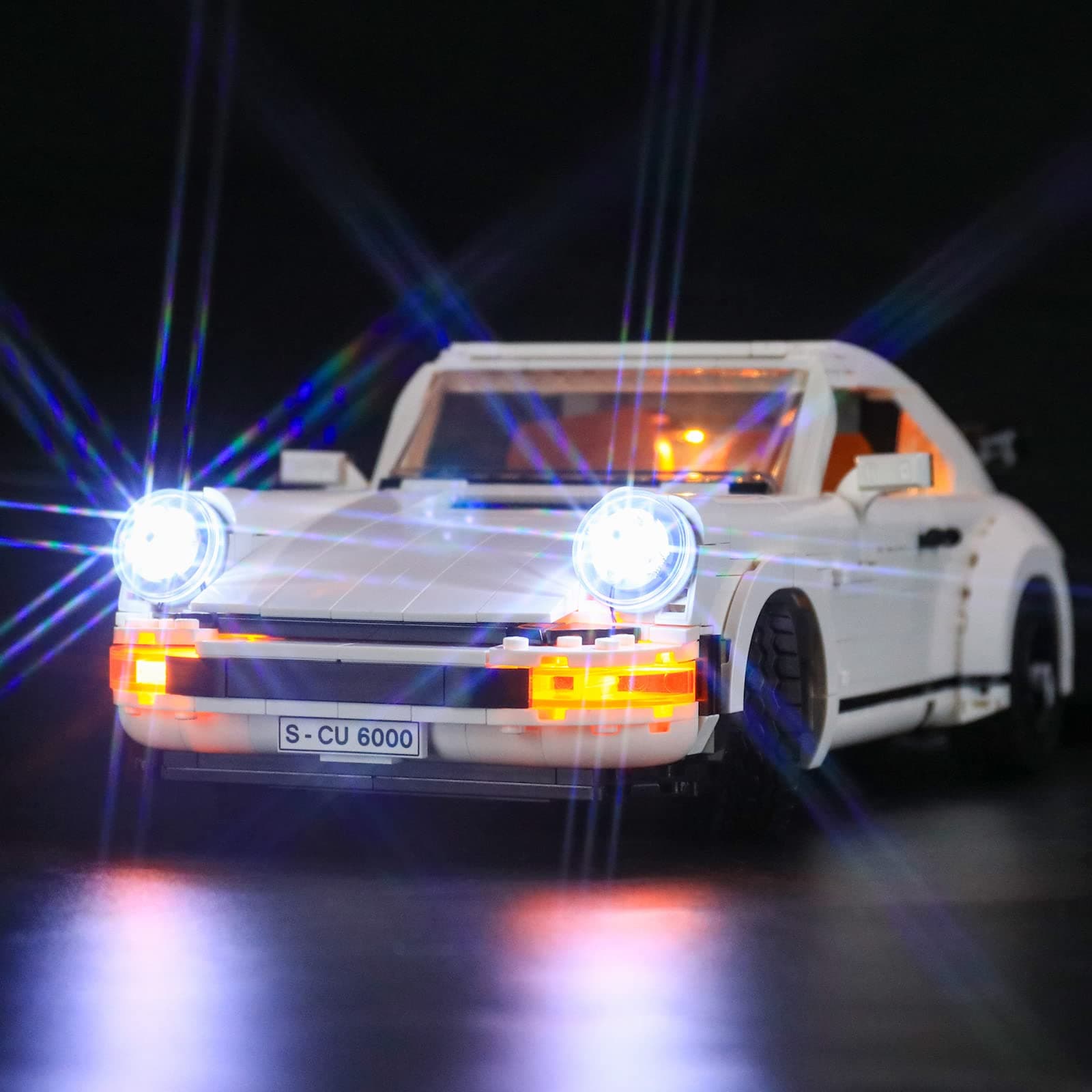 LED Light Kit Compatible with LEGO New 2021 Porsche 911 - for 10295 Creator Expert Model (Building Set Not Included)