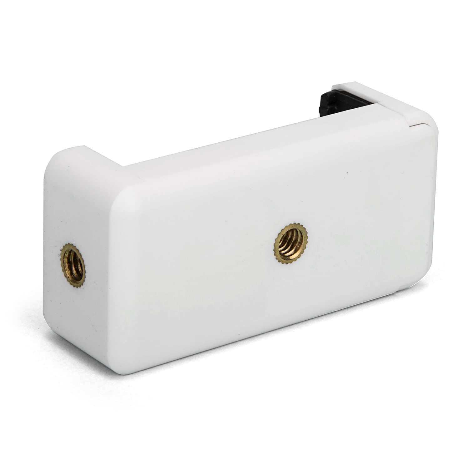 Universal Cell Phone Tripod Mount Adapter Holder for iPhone/Samsung Galaxy/Nexus and More Cell Phones Use on Tripod, Monopod, Selfie Stick, Tabletop Tripod Stand and More (White)