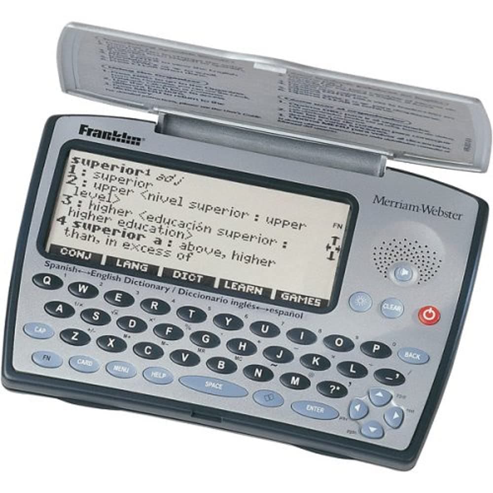 franklin electronics Merriam-Webster ((Speaking)) Spanish-English Dictionary (BES-1850)