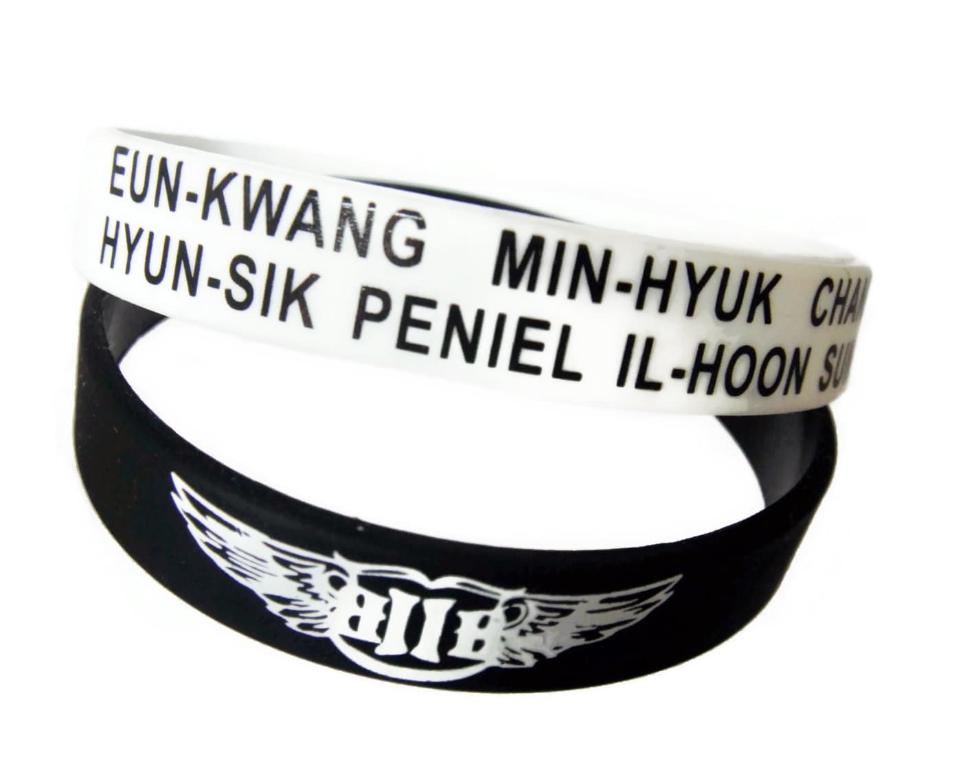 BTOB Kpop 2 Pieces Silicon Bracelet Wristband