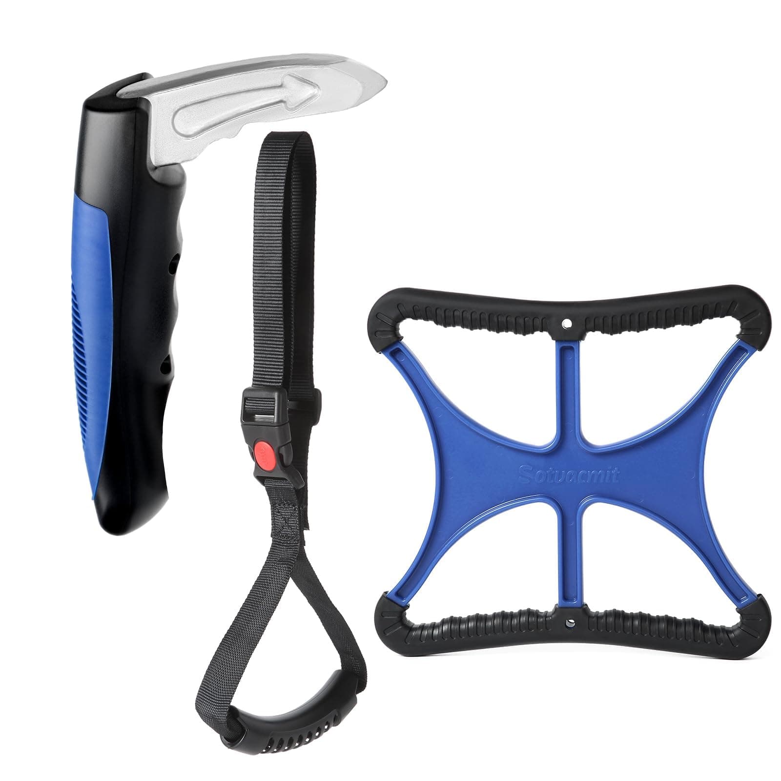 3-in-1 Mobility Independence Kit: Car Door Handle for Elderly, Car Handle Assist Support, Portable Liberty Lift Assist, Auto Grab Bar Cane Support Aid Help Seniors and Handicap Get Out of Vehicle