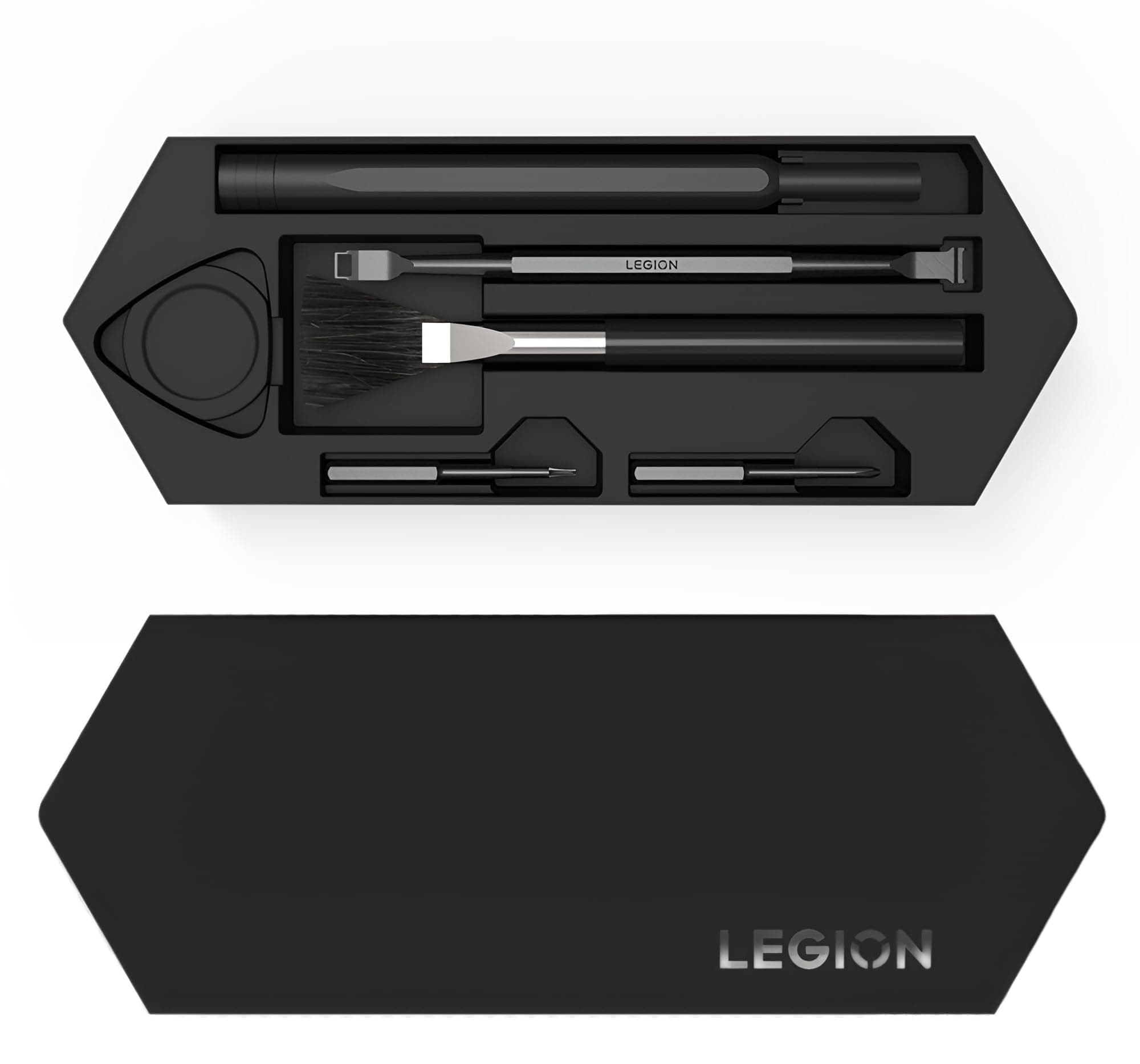Lenovo Legion Cleaning & Tool Kit, Durable Tools to Maintain The Performance of Your Legion PC, Storage Case and Cleaning Cloth Included