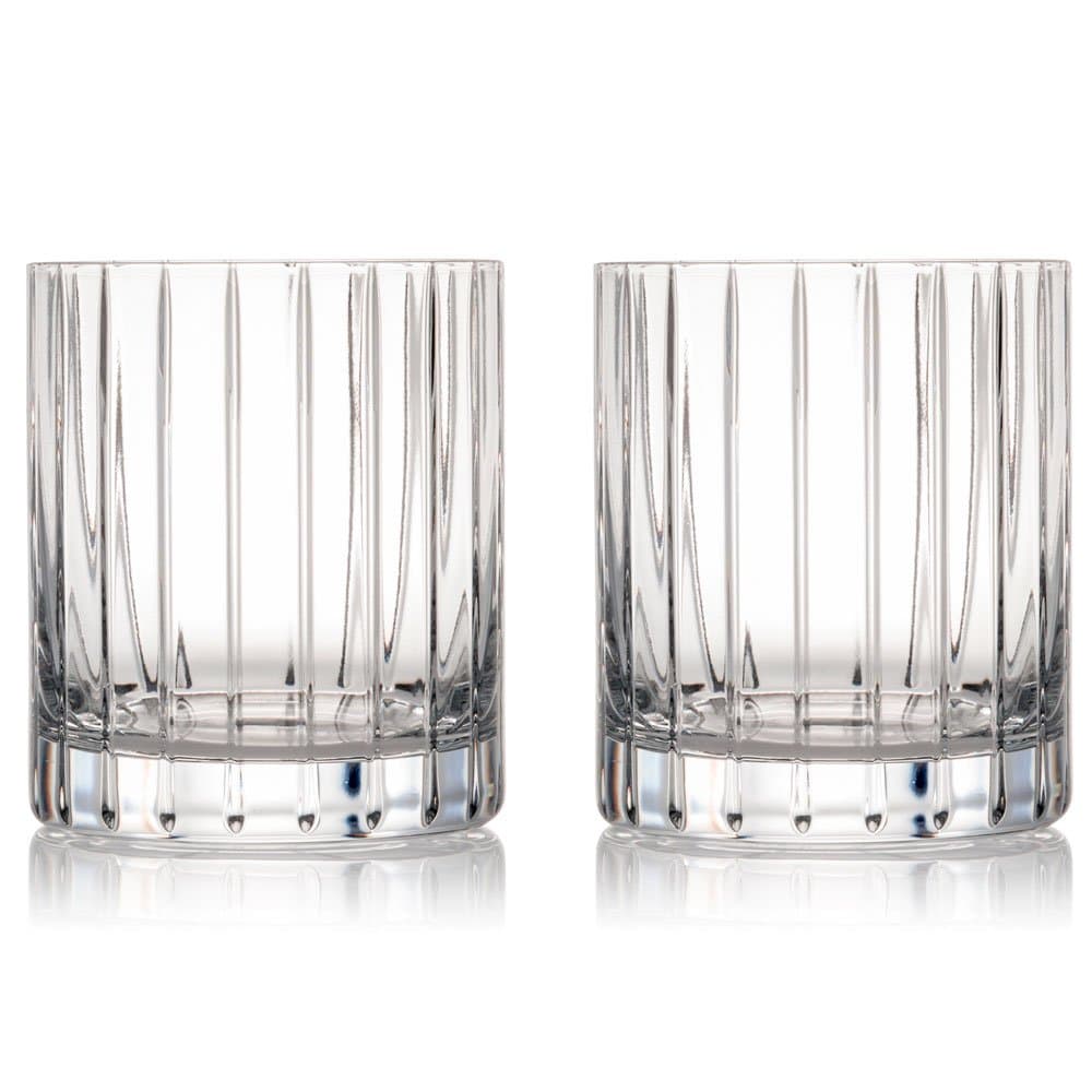 RogaskaCrystal Avenue Double Old Fashioned Glass, Pair