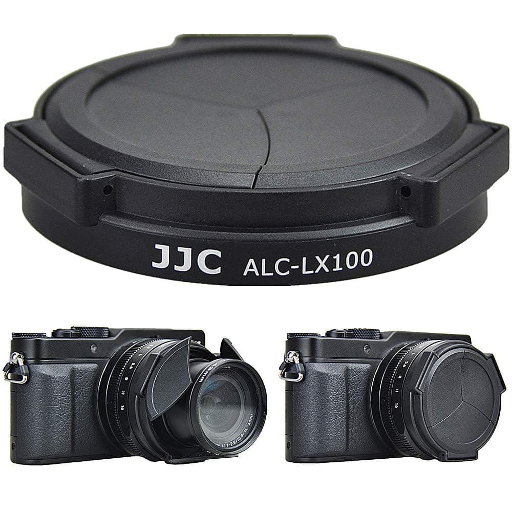 Auto Open and Close Lens Cap for Panasonic DC-LX100II DMC-LX100, Leica D-LUX (Typ 109) D-LUX 7 D-LUX 8 Camera Replaces Panasonic DMW-LFAC1 - Black