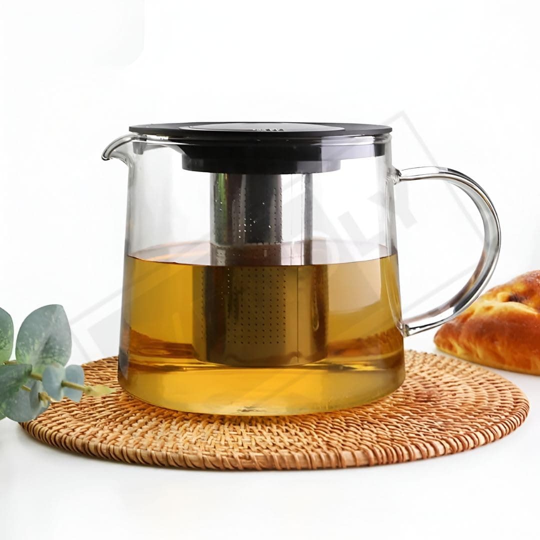 Glass Teapot with Infuser – 1500ML Tea Kettle, Tea Pot for Blooming Tea Loose Leaf Tea, Premium Tea Maker with Gift Idel