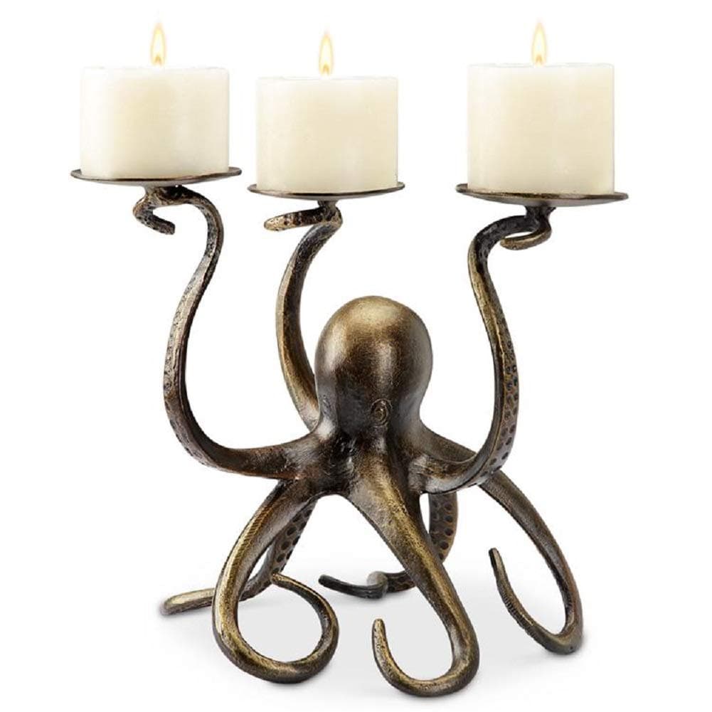 SPI Home Home Octopus Pillar Trio Candleholder