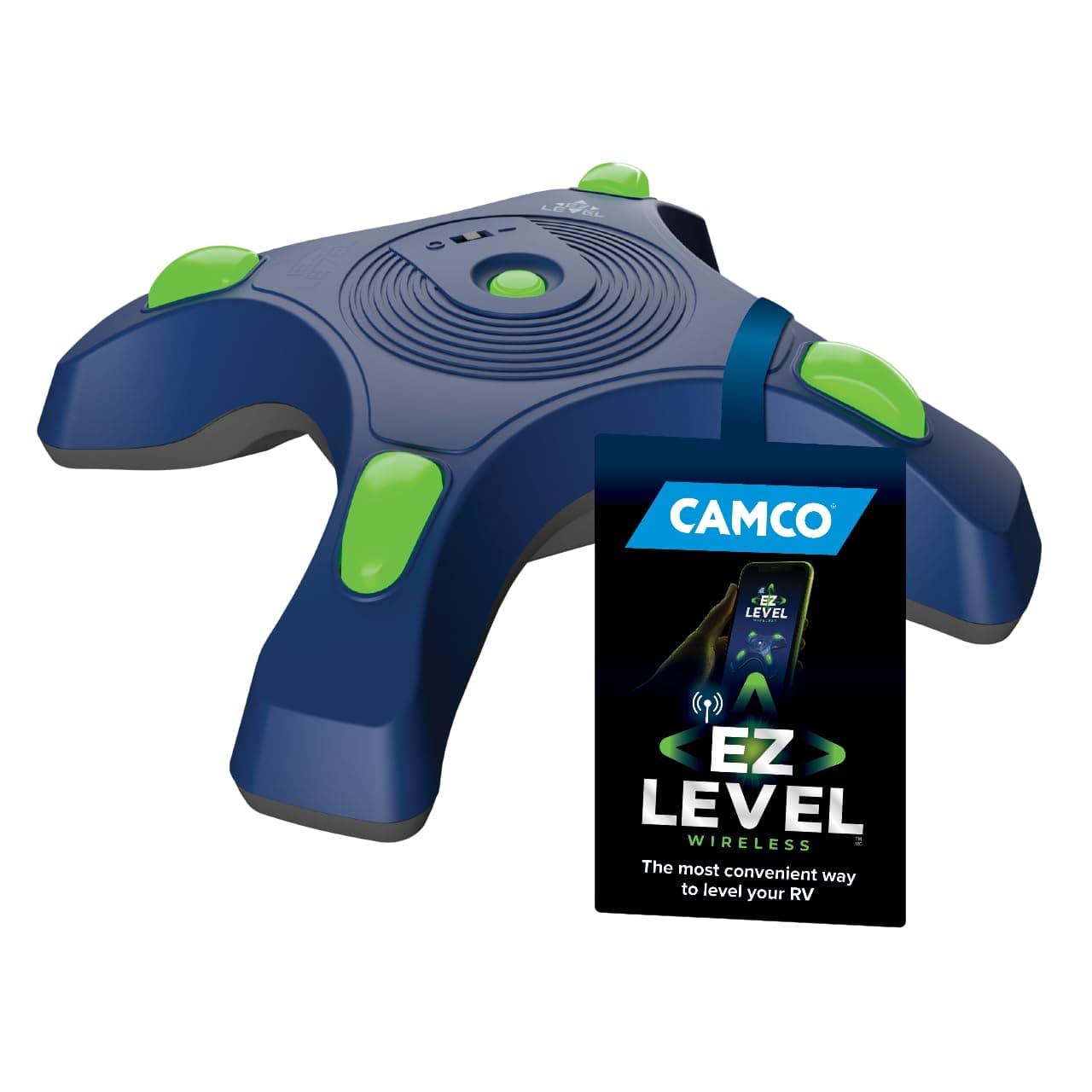 Camper/RV EZ Level - Features Illuminated Indicator Lights & Automatic Shut-Off Function when Not In-Use - Simultaneously Monitor RV Level on Both Axis - Smartphone Compatible (25507)