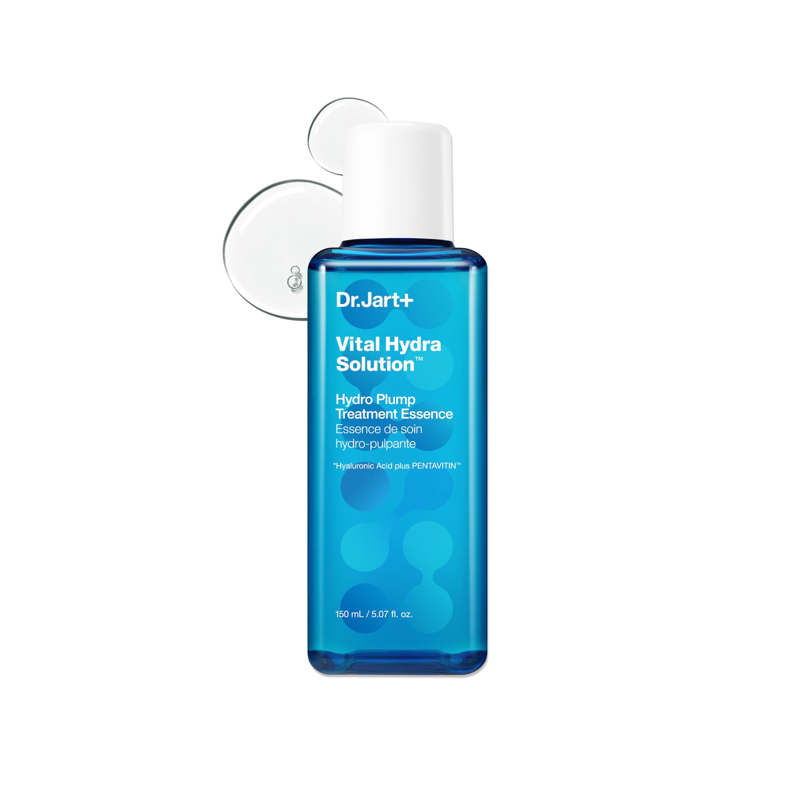 Dr.Jart+ Vital Hydra Solution Hydro Plump Treatment Korean Essence with Hyaluronic Acid for Glass Skin| Korean Skin Care, 5.07 Fl Oz